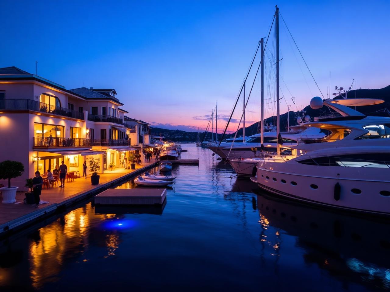 Yalıkavak Marina After Dark